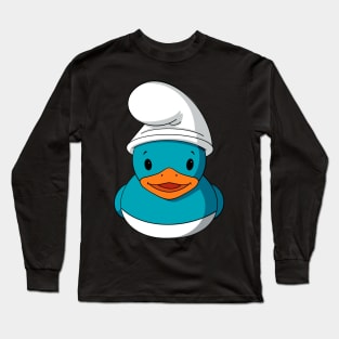 Smurf Rubber Duck Long Sleeve T-Shirt